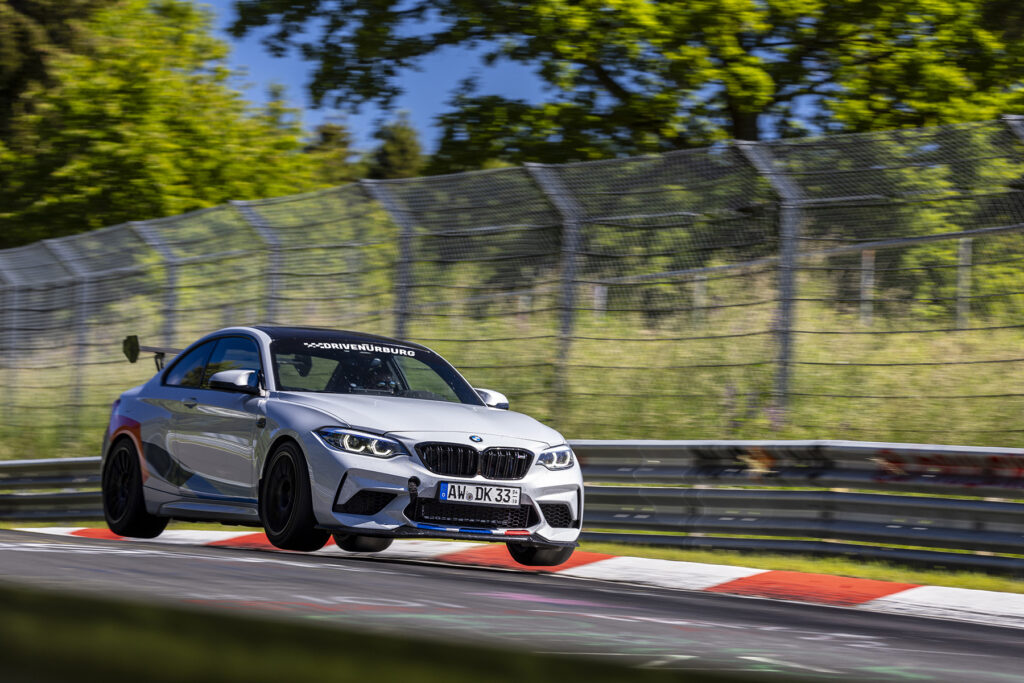 BMW M2 Competition F87 rental car nürburgring