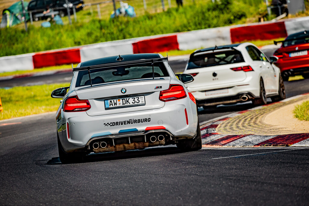 BMW M2 Competition F87 rental car nürburgring