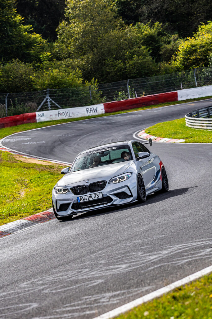 BMW M2 Competition F87 rental car nürburgring