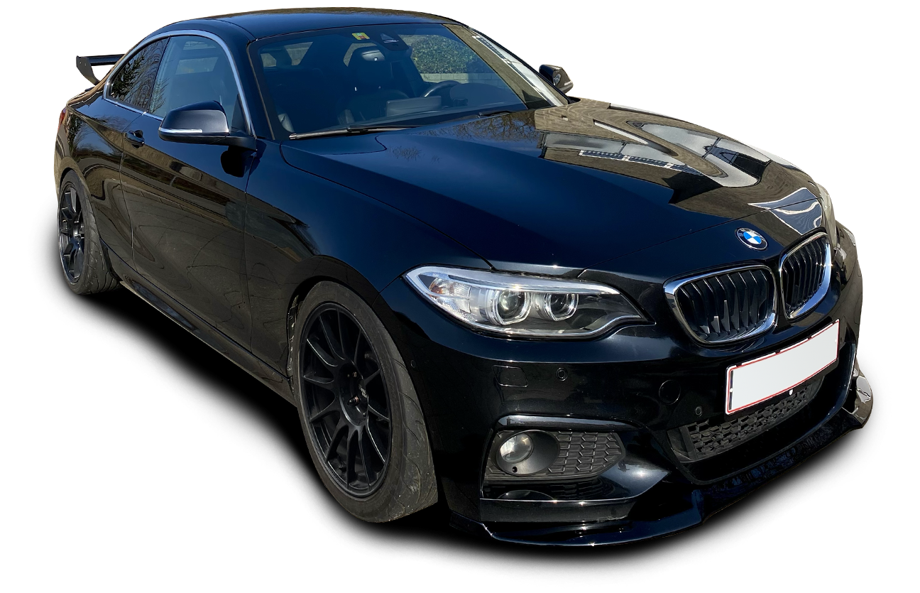 BMW 230i F22 rental car Nürburgring